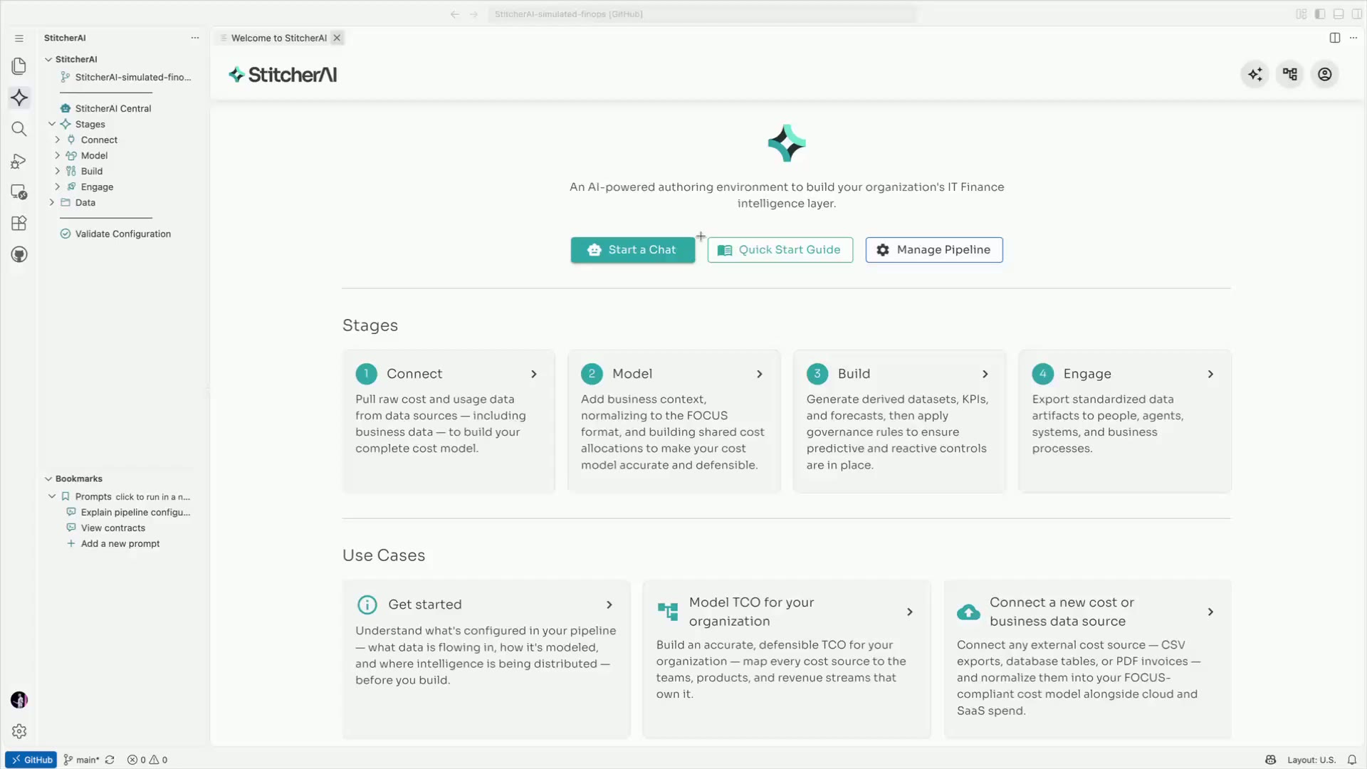 StitcherAI Central AI-based editing experience demo